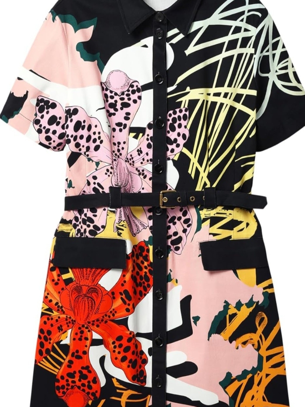 Desigual M. Christian Lacroix Short Orchid Shirt Dress - Picture 5 of 11